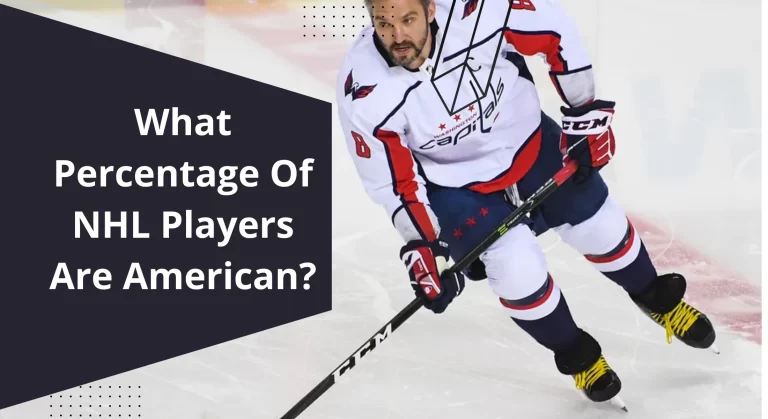 What percentage of NHL players are American? [2022-23]