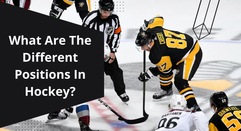 What are the different positions in hockey? (with pictures)