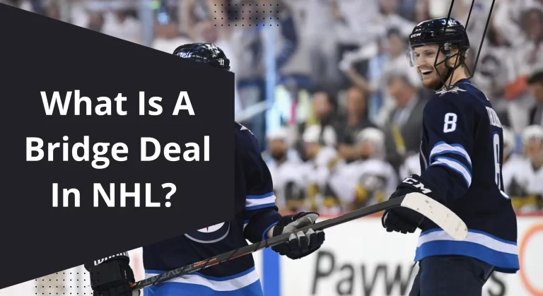 What is a bridge deal in hockey? with examples