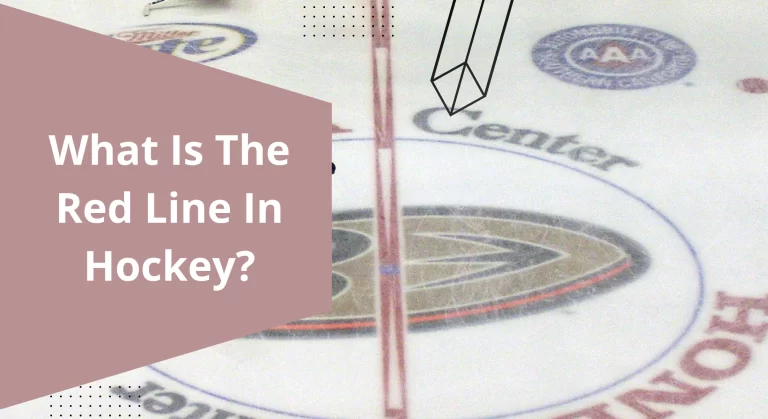 What is the Red Line in Hockey? (with pictures)