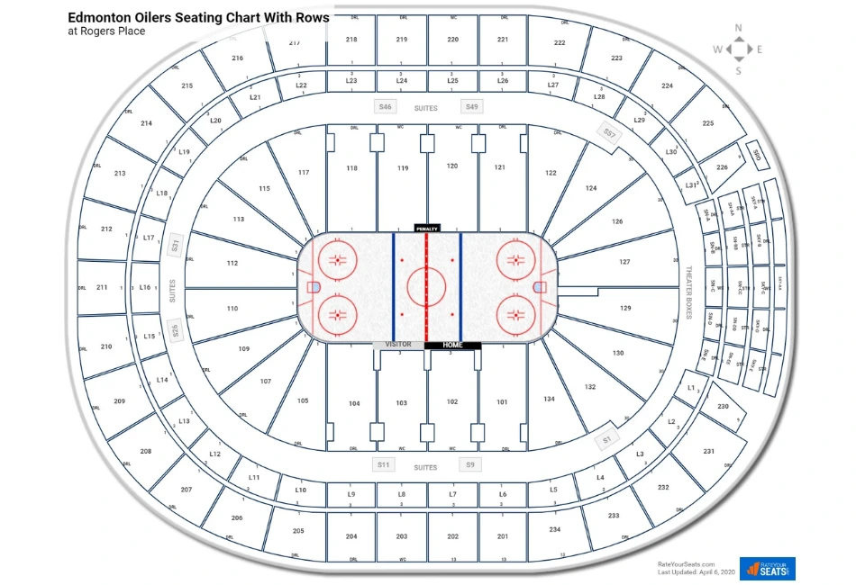 Seats In Rogers Place
