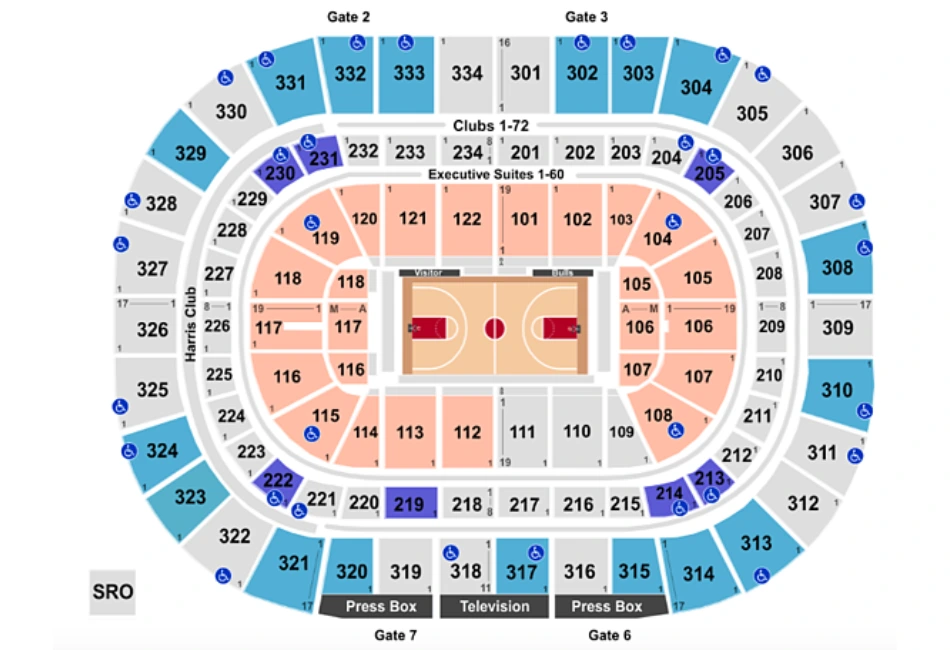 Seats In United Center
