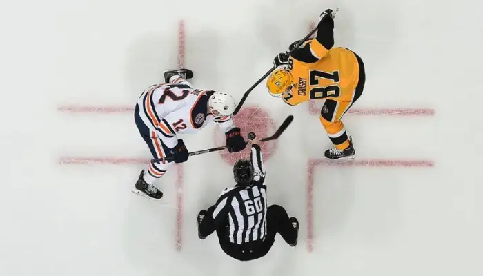 Faceoff after a Penalty Shot