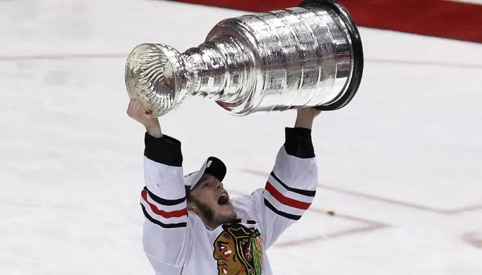 Hockey Players do to the Stanley Cup