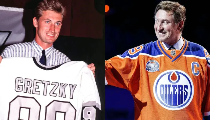 Wayne Gretzky’s first game back in Edmonton after the trade