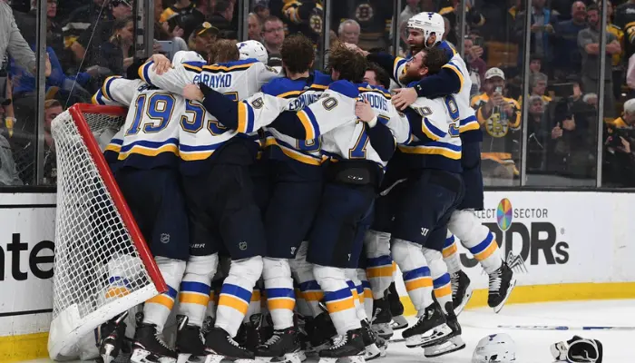 What day did the Blues win the Stanley Cup?